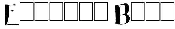 Eastern Brush font preview